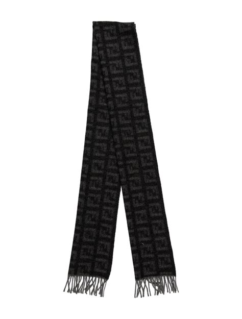 fendi zucca wool scarf|fendi scarf for women.